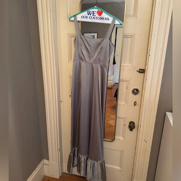 SHOW ME YOUR MUMU Clarissa Corset olive sage green dress maxi gown bridesmaid M - Picture 6 of 11